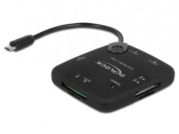 Card Reader Micro USB OTG Hub Delock